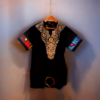 Dashiki Shirt or Dress - African print top - Unisex