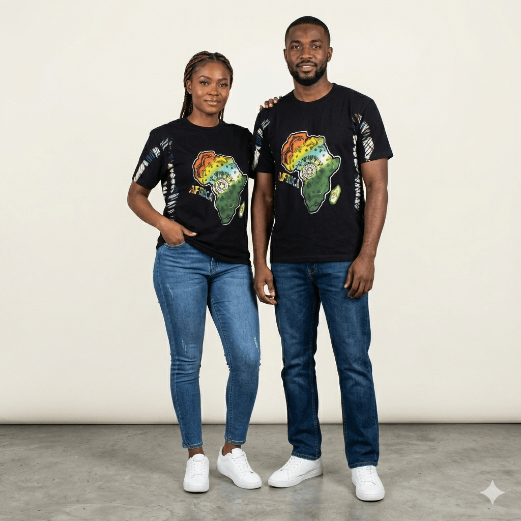 Dashiki Shirt / Dashiki Dress - African print top – Unisex - Image 2