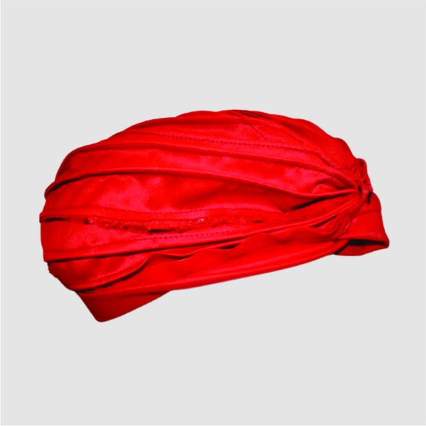 Turban Hat - RED - Image 2