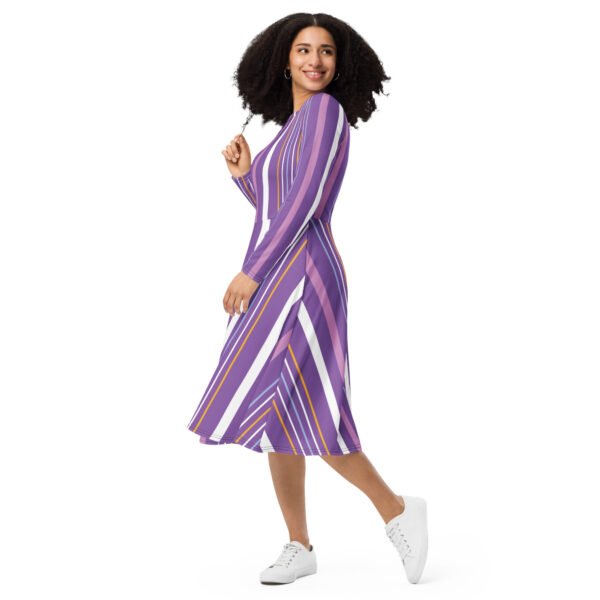 Long sleeve midi dress - Image 3