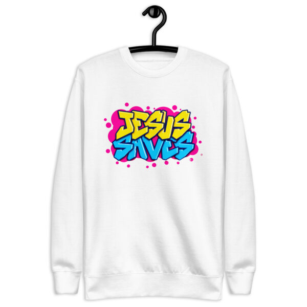 Jesus Saves Unisex Premium Sweatshirt