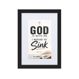 Matte Paper Framed Poster With Mat