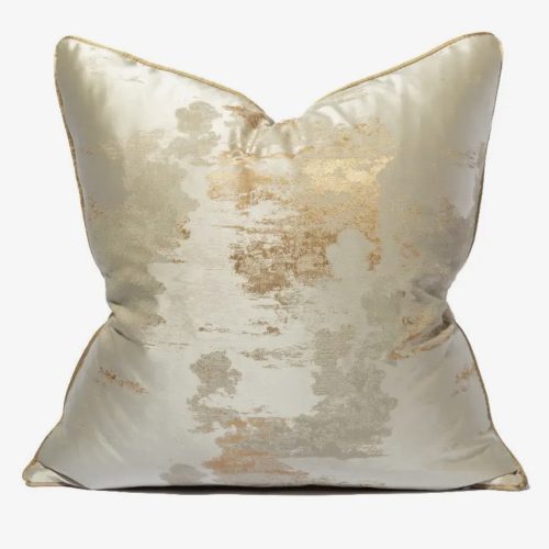 Gold Designer Cushion Cover