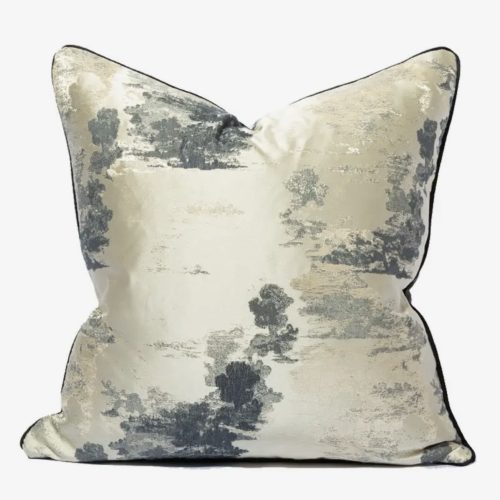 Gold/Black Designer Cushion Cover 18x18 (45x45cm)