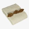 Boho Cotton Tufted Throw | Ochre