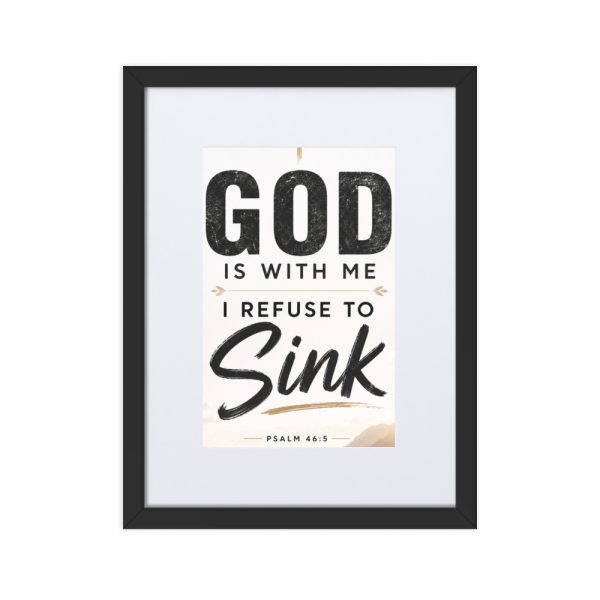 Matte Paper Framed Poster With Mat