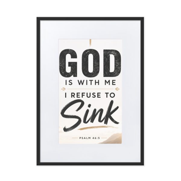 Matte Paper Framed Poster With Mat