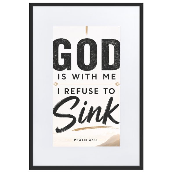 Matte Paper Framed Poster With Mat