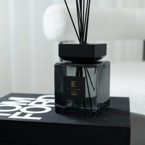 Wholesale Evara Velvet Rouge Black Reed Diffuser Set - 1000ml