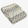 Dhadit Stripe Throw Ochre